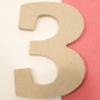 포크아트 MDF(6mm) 넘버 이니셜(initial) 3